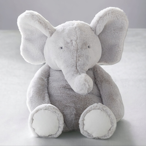 Pottery Barn Kids Other - Pottery Barn Kids Gray Elephant Critter Plush Collection - Large 18"